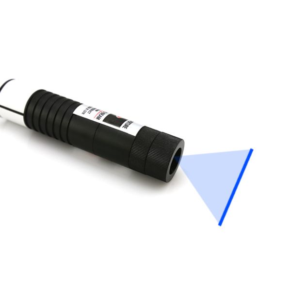 separate crystal lens blue laser line generator