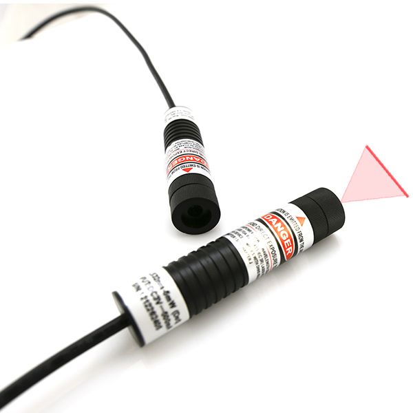 650nm red laser line generator separate crystal lens