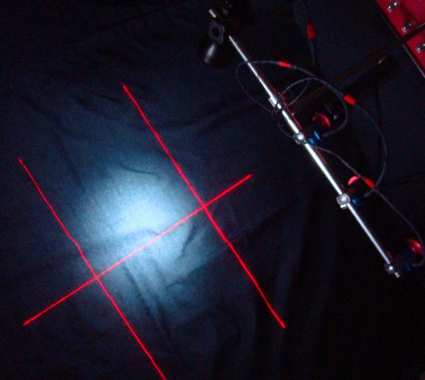 635nm red cross line laser 